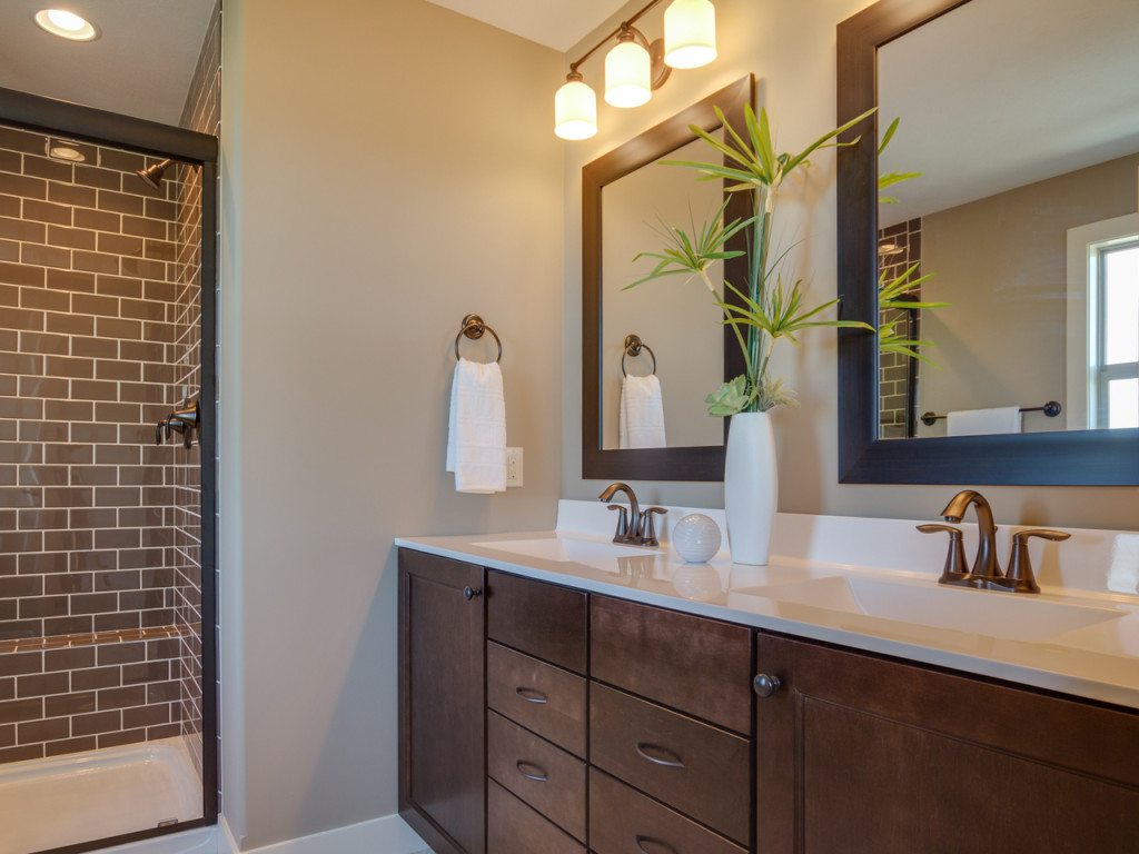 Double Vanities Trunk Bay Companies // BloomingtonNormal, Illinois